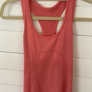 Size 4 Peachy Pink Lululemon Tank!!!!